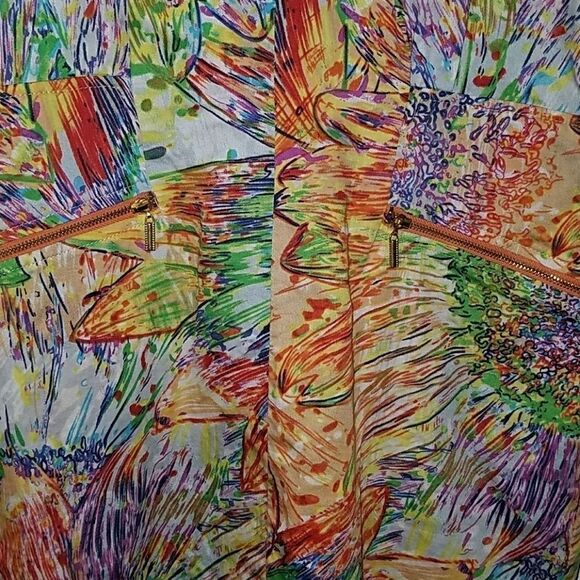 Ark & Co. abstract print dress Sz S EUC - Picture 4 of 6